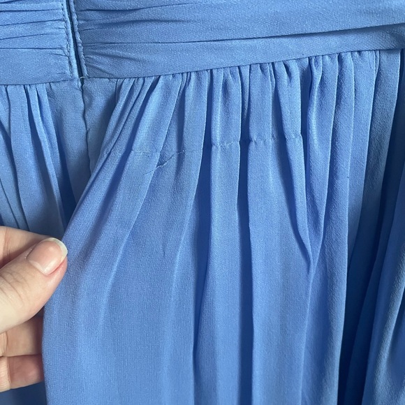 NWT Donna Morgan Lilac Silk Twist front gown - Picture 8 of 8